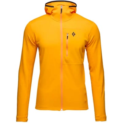 Black Diamond Coefficient Fleece Met Volledige Rits Oranje L Man