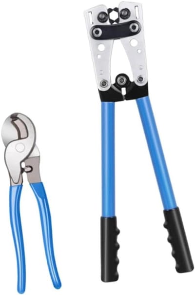 Kabelstriptang - Draadstripper Krimptang - Netwerk Installatie - Automatisch Ontgrendelingsmechanisme - 1800 Gram - Zoals Getoond