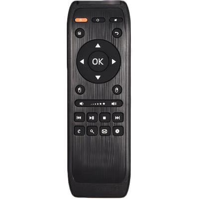 Draagbare Mini Luchtmuis Draadloos Toetsenbord Afstandsbediening voor TV PC Android iOS Smartphone black