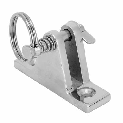Dailygoods- Bimini Top Montage Fittingen 316 Roestvrij Staal - Dek Scharnier - Pijp Oog - Eindkap Hardware - 22mm - Duurzaam Materiaal