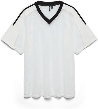 VERO MODA - VMHARPER 2/4 LACE T-SHIRT JRS EXP - Dames - T-shirts