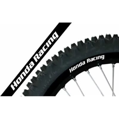 Motorcycle Rim Decoration Stickers Blackbird Racing Replica Honda