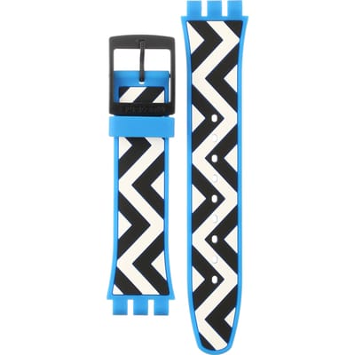 Swatch Plastic - Originals Large (41mm) SUO/SO29/SO32 ASUOS111 SUOS111 Bluzag Horlogeband