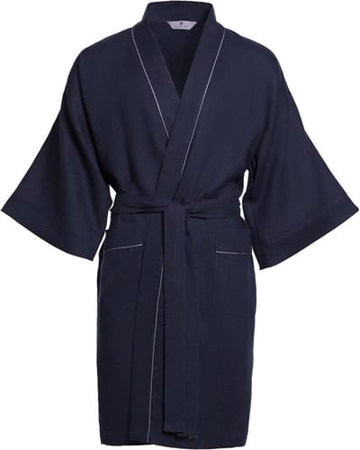 Revise RE-513 Kimono voor heren, ochtendjas, 100% linnen, premium kwaliteit