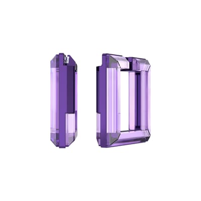 Swarovski Lucent Grote Hoepeloorbellen Damesoorbellen Paars 5623550 Purple,F blue