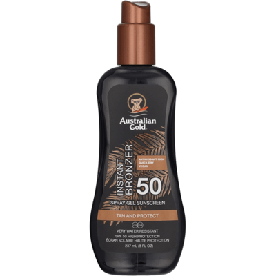 Zonnebrandcrème Spf50 Spray Gel Met Directe Bronzende 237 ml