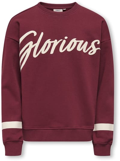 ONLY kids meisjes trui HELLA Cabernet Glorious Oversize Fit