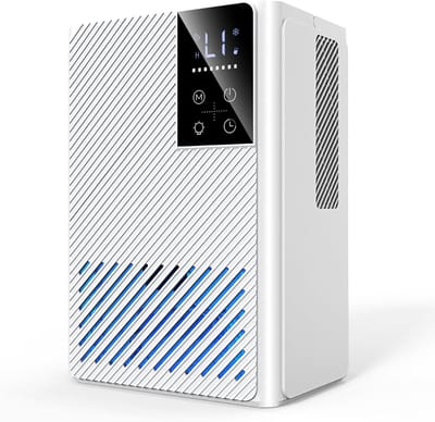 Deshumidificateur - Luchtontvochtiger - Energiezuinige Luchtontvochtiger Met Vochtigheidssensor - Verwijdert 600 Ml/Dag - Elektrische Luchtontvochtiger Met Tank Van 2,5 L - Luchtontvochtiger Voor Slaapkamer - Kelder - Badkamer - Verwijdert Damp