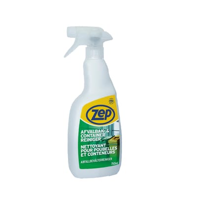 ZEP Afvalbak- & Container Reiniger 750 ml – Verwijdert Nare Geuren Biologisch met Micro-organismen – Frisse Dennengeur – Voor Kliko, Afvalbak en Container
