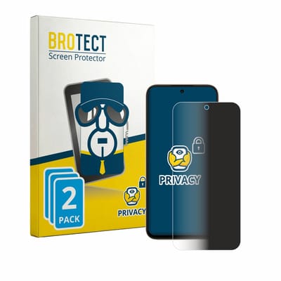 BROTECT - privacy screenprotector voor Oppo A6t 4G - Folie Beschermfolie Blauwlichtfilter 2 Stuks