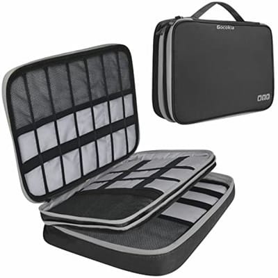 Grote Capaciteit Elektronische Accessoires Organizer Tas voor Laptop en Kabels - Waterdicht en Lichtgewicht