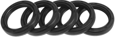 Universele olieafdichting voor roterende assen 30 x 40 x 7 mm, NBR-rubber, zwart, 5 stuks - Duurzaam, Waterdicht, Hoge kwaliteit