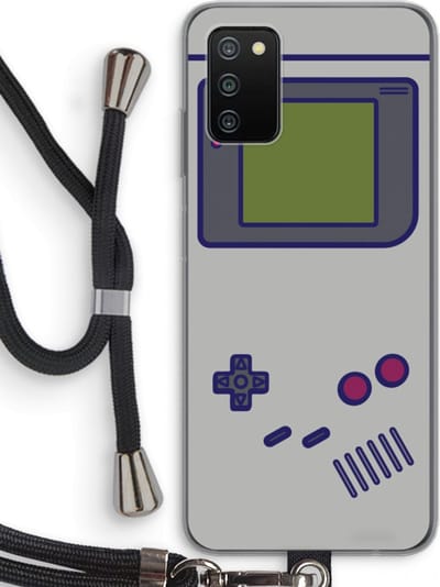 Case Company® - Hoesje met koord geschikt voor Samsung Galaxy A03S hoesje met Koord - Game On - Telefoonhoesje met Zwart Koord - Bescherming aan alle Kanten en Over de Schermrand