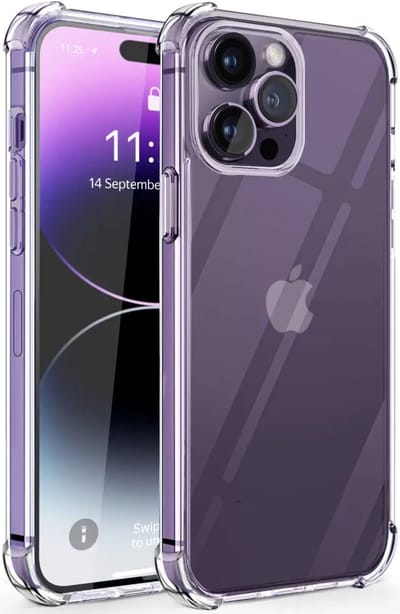 Hoesje Schokbestendig en Dun TPU Transparant Geschikt voor Apple iPhone 14 Pro