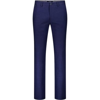 Gardeur Broek Baxter Everyday Essential Multi Fabric Cool Touch Linnen Blend Dark Marine / male