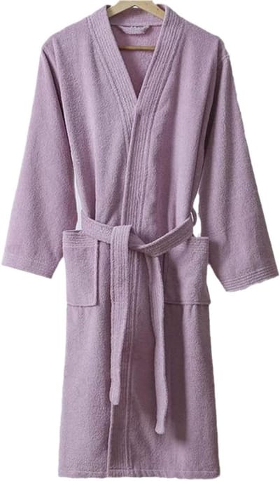 Katoenen Badjas - Dames Kimono - Ontspannen Thuis - 100% Katoen - Middellang - Effen