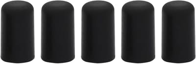 Cellobeschermers - Eindpin Beschermers - Bescherming Instrument - Premium Rubber Materiaal - 5 stuks - Zwart
