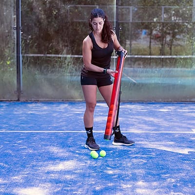 Ballenbuis - Ballen verzamelaar - Tennis Padel Training - Grote Capaciteit - 15 Ballen - Geel