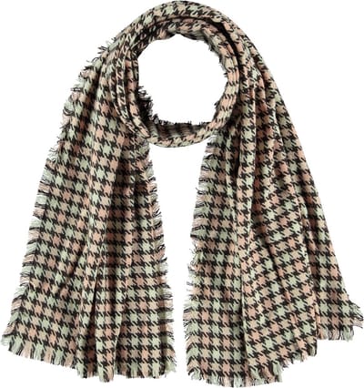 Sjaal Dames Winter Sjaal Roze Geruit