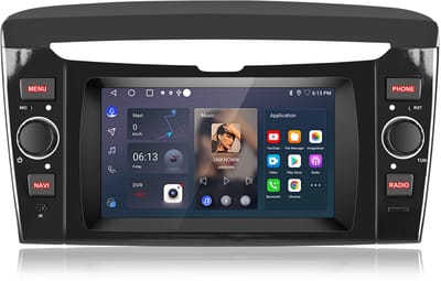 Junsun Android 15 Autoradio Geschikt voor Lancia Ypsilon 2012-2020 accessoires, 2GB+64GB, Draadloze CarPlay & Andriod Auto, DAB+, GPS-Navigatie, Bluetooth, WIFI, Stuurwielbediening, FM, RDS, 7-inch Touchscreen, DSP, Quad-core processor