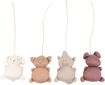 Bamboom Speelgoed Muziekmobiel - Animal Friends - 4 Stuks