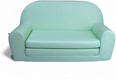 Kinderbank uitklapbaar - Kinderslaapbank - Spelen en slapen - Afneembare hoes - 40 x 78 x 45 cm - Wit
