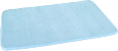 Gerimport Badmat - blauw - sneldrogend - 40 x 60 cm - rechthoekig - zacht