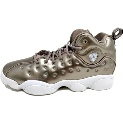 Baskets Air Jordan Jumpman Team 2 GS SE Sepia Stone Enfants Or Blanc-Noble-Rouge-Sepia-Pierre AV5178-200 37.5 gray