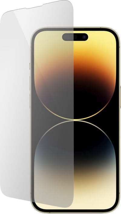 Mobiparts Screenprotector geschikt voor Apple iPhone 14 Pro Max - Gehard Glas - Anti-bacterieel -