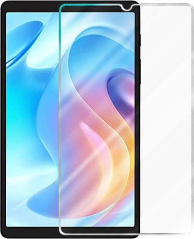 Cadorabo Screenprotector geschikt voor Realme Pad Mini - Pantser film Beschermende film in KRISTALHELDER Geharde (Tempered) display beschermglas in 9H hardheid met 3D Touch