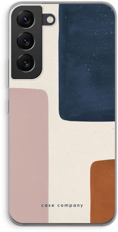 Case Company® - Hoesje geschikt voor Samsung Galaxy S22 hoesje - Geo #5 - Soft Cover Telefoonhoesje - Bescherming aan alle Kanten en Schermrand