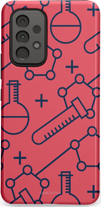Casetastic hoesje geschikt voor Samsung Galaxy A53 (2022) 5G - Dubbellaagse bescherming - Rode Laboratorium - Fashion Case - Koraal
