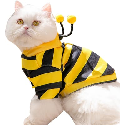 Kat Hoodies Stijlvol Schattig Dier Herfst Winter Warm Kat Schattig Kostuum voor Katten Kittens Puppy's S (5.5-8.8lb)