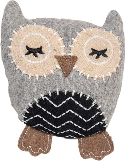 Jack & Vanilla Revive honden piepspeelgoed - Puppyspeelgoed uil met piep- Hondenknuffel Uil