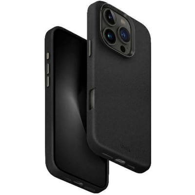 Uniq Lyden Hoesje Voor Iphone 16 Pro Max 6,9” Met Magclick Opladen Voor Apple Zwart
