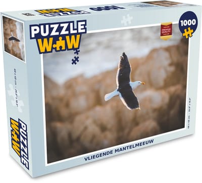 Puzzel Meeuw - Vogel - Lucht - Legpuzzel - Puzzel 1000 stukjes volwassenen