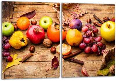 TMK ArtDeko - Ovenschaal Beschermer - Glas - Fruits - 40x52