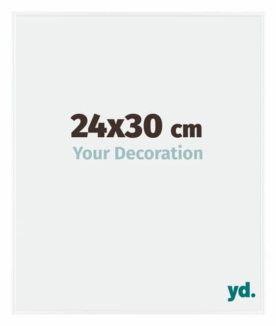 Your Decoration - Fotolijst 24x30 cm - Kunststof - Wit Hoogglans - Evry
