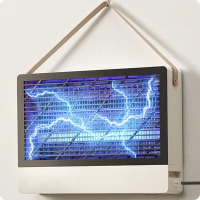 Elektrische vliegenvanger insectenlamp - hybride UV spectrum - 4200V - 50% stiller - 2 reservelampen