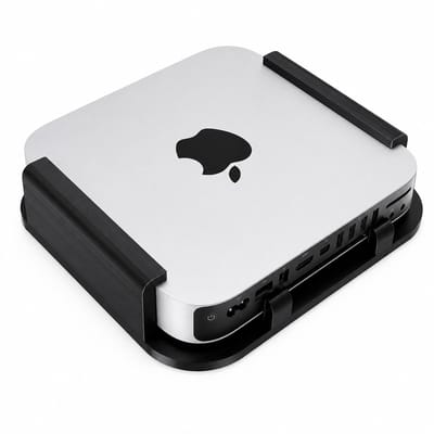 Wandhouder Geschikt voor Apple Mac mini – Muurbeugel – Ruimtebesparende Computer Houder – Geschikt voor Meerdere Generaties Mac mini – Zwart