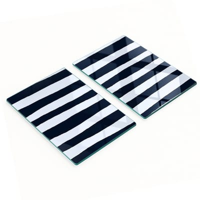 Multifunctionele decoratieve keukenplanken van gehard glas, stroken 2x40x52 cm