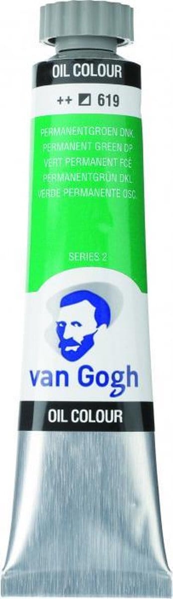 Olieverf - #619 Permanentgroen Donker - van Gogh - 20ml