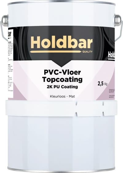 Holdbar PVC-Vloer Topcoating Mat 2,5 Kg - Vloerverf - Glashelder - Transparant - PVC Vloer Verven - Krasvast - UV-bestendig - Vergeelt niet