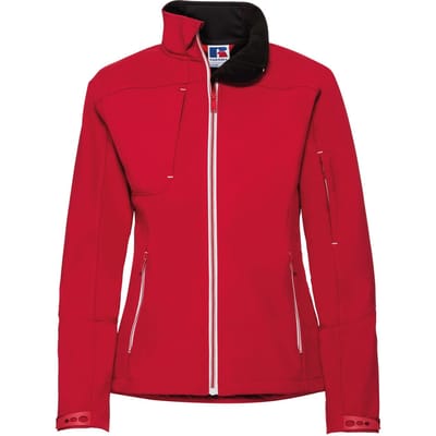 Russell Dames/dames Bionic Softshell Jacket (Klassiek rood)