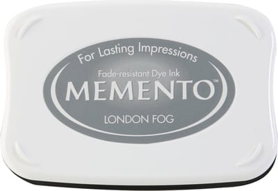 ME-901 Memento ink pad london fog - stempelkussen groot - koel grijs
