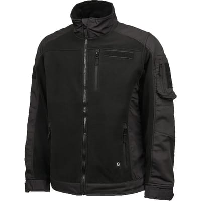 Brandit - Fleecejacket Ripstop Jacket - 4XL - Zwart