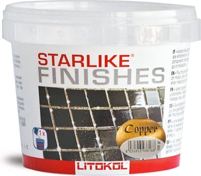 Kleureffect Koper Litokol STARLIKE® Finishes 200 gram voor 5 kg