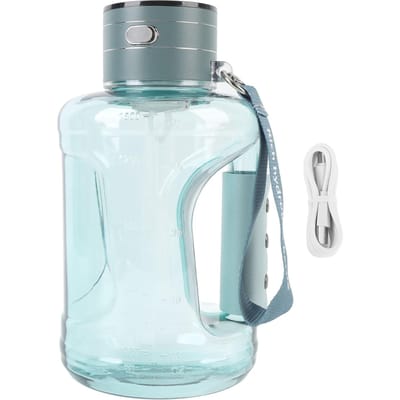 Bouteille d'eau hydrogène 1500 ml Technologie SPE Portable Grande Capacité Générateur d'eau hydrogène Bouteille L vert