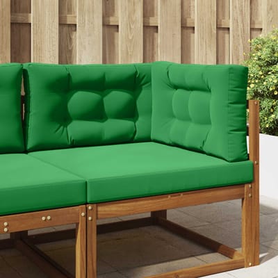 vidaXL - Buitenbankkussen - Polyester - Groen - 80 - x - 80 - cm