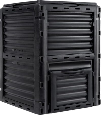 Grote Compostbak voor Tuin - 300 Liter Capaciteit - Vervaardigd uit BPA-vrij, Duurzaam Materiaal